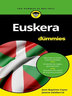 cover image of Euskera para Dummies